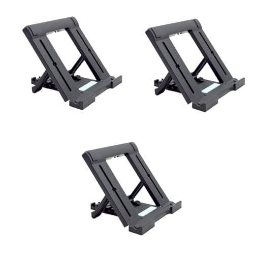 PartyKindom 3st Laptop-Tablet-Halterung Verstellbarer Ständer Handyhalter Mini-Tablet-unterstützung Schreibtisch-Laptop-ständer Zusammenklappbarer Laptopständer Notizbuch Montieren von PartyKindom