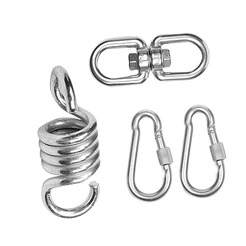 PartyKindom 4 STÜCKE Teiliges Set für Hängesessel Zubehör Robuste Hardware mit und Drehmechanismus für Hängematten Schaukeln und Sandbags Vielseitig Einsetzbar für Verschiedene Aufhängungen PartyKindom 4 STÜCKE Teiliges Set für Hängesessel Zubehör Robuste Hardware mit und Drehmechanismus für Hängematten Schaukeln und Sandbags Vielseitig Einsetzbar für Verschiedene Aufhängungen von PartyKindom