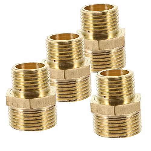 PartyKindom 4 Stück Hochdruck Schlauchadapter 1/2 Zoll Für Gartenschlauch Schnellkupplung Leckt Nicht Messing Kompatibel Mit Gardena Stecksystem Für Gartenbewässerung Und Industrie PartyKindom 4 Stück Hochdruck Schlauchadapter 1/2 Zoll Für Gartenschlauch Schnellkupplung Leckt Nicht Messing Kompatibel Mit Gardena Stecksystem Für Gartenbewässerung Und Industrie von PartyKindom