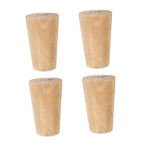 PartyKindom 4 Stück Möbelbeine Aus Holz Runde Ersatzmöbelbeine Stabil Und Feuchtigkeitsbeständig Passend Für Sofas Schränke Und Tische Mit Montageplatten PartyKindom 4 Stück Möbelbeine Aus Holz Runde Ersatzmöbelbeine Stabil Und Feuchtigkeitsbeständig Passend Für Sofas Schränke Und Tische Mit Montageplatten von PartyKindom