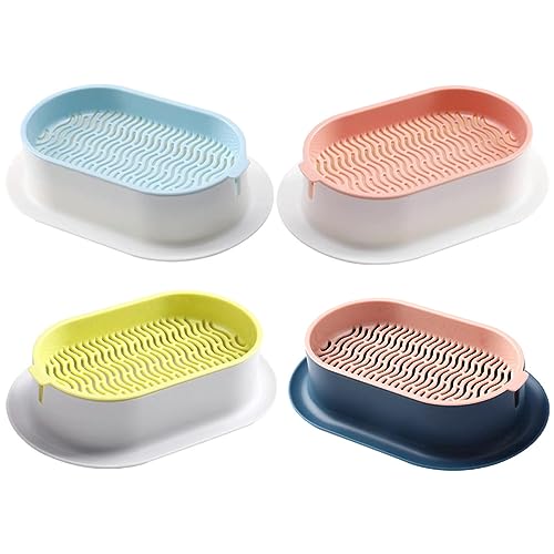 PartyKindom 4 Stück Katzengras Anzuchtbox Teiliges Set Hydroponisches Pflanzgefäß für Katzenminze Praktische und Zeitsparende Lösung für Katzenernährung mit Doppeltem Design für Einfache von PartyKindom