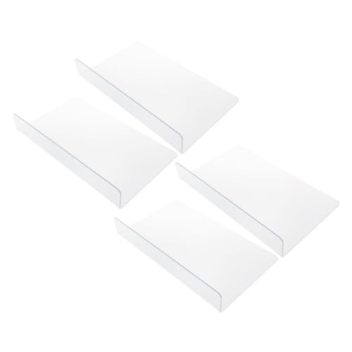 PartyKindom 4 Stück Teiliges Eckspritzschutz für Badewanne Transparenter PVC Wasserschutz Installieren Langlebiger Duschspritzschutz für Badezimmerwände und Waschtische von PartyKindom