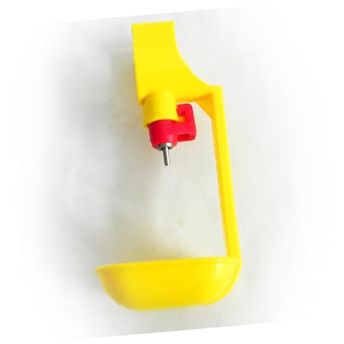 PartyKindom 4 Stück Teiliges Geflügeltränke aus Kunststoff Automatische Hühner Wasserbecher zum Aufhängen Gelb Tropfende Wasserversorgung für Hühner Enten und Gänse in Geflügelfarmen PartyKindom 4 Stück Teiliges Geflügeltränke aus Kunststoff Automatische Hühner Wasserbecher zum Aufhängen Gelb Tropfende Wasserversorgung für Hühner Enten und Gänse in Geflügelfarmen von PartyKindom