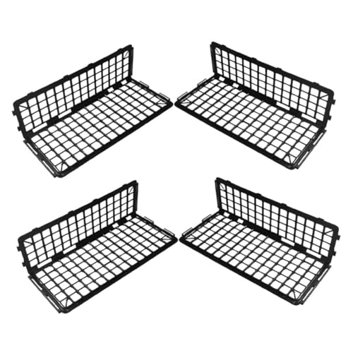 PartyKindom 4 Stück Teiliges Gemüse und Obstregal Trennsystem Flexibles Kunststoff Abtrennungsgitter für Supermärkte zur Optimalen Organisation von Frischen Lebensmitteln von PartyKindom