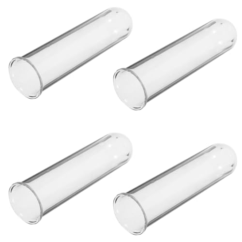 PartyKindom 4 Stück Teiliges Hydroponik Glas Pflanzer Klare Reagenzglas Vase Terrarium Glasflasche für Pflanzenvermehrung Transparente Hydroponische Blumentube Dekorativ für Zuhause und Büro von PartyKindom