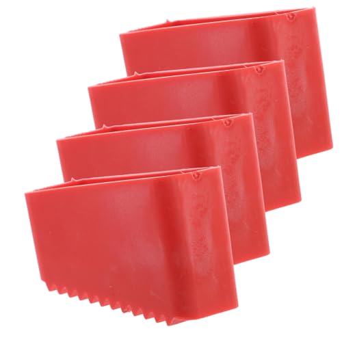 PartyKindom 4 Stück Teiliges Leiterfußschutzset Rutschfeste Gummipads für Klappleitern Verschleißfeste Leiterfüße mit Dämpfung und Bodenschutz Geeignet für Alu stehleitern von PartyKindom