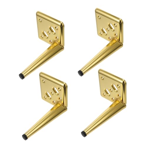 PartyKindom 4stücke Möbel Stützfüße Eisen Sofa Bein Schrank Bein Bett Für Home Office Mit Kegelform Design von PartyKindom