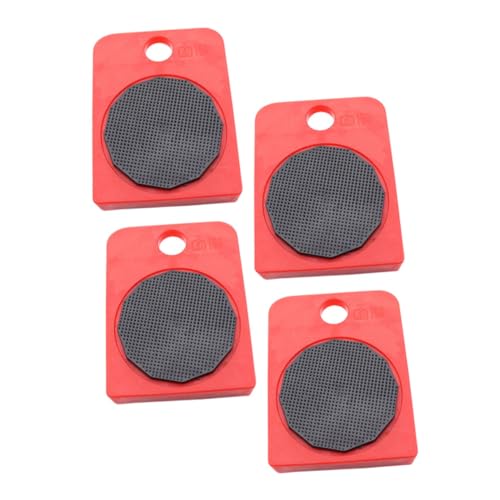 PartyKindom 4 Stück Teiliges Möbeltransportrollen Lenkrollen rutschfeste Möbelheber für Schwere Möbel Einfaches Verschieben von Sofas Betten und Schränken Geeignet für Harte Böden und von PartyKindom