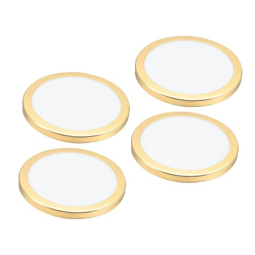 PartyKindom 4 Stück Teiliges Rundes Lampenschirm Abdeckset aus Staubdicht Schutzdeckel für Deckenleuchten Goldfarbener Rahmen Staubgeschützte Lampenschirme für LED Vorhangleuchten PartyKindom 4 Stück Teiliges Rundes Lampenschirm Abdeckset aus Staubdicht Schutzdeckel für Deckenleuchten Goldfarbener Rahmen Staubgeschützte Lampenschirme für LED Vorhangleuchten von PartyKindom