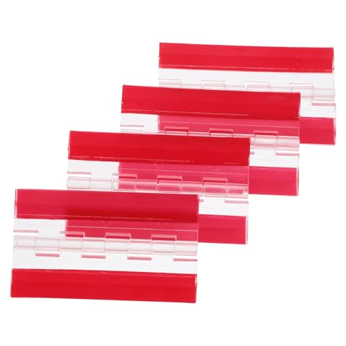 PartyKindom 4 Stück Teiliges Selbstklebende Transparente Acrylscharniere mit Doppelseitigem Klebeband und Vielseitig für Möbel Schmuckkästen Acrylplatten Glas Metall und DIY reparaturen PartyKindom 4 Stück Teiliges Selbstklebende Transparente Acrylscharniere mit Doppelseitigem Klebeband und Vielseitig für Möbel Schmuckkästen Acrylplatten Glas Metall und DIY reparaturen von PartyKindom