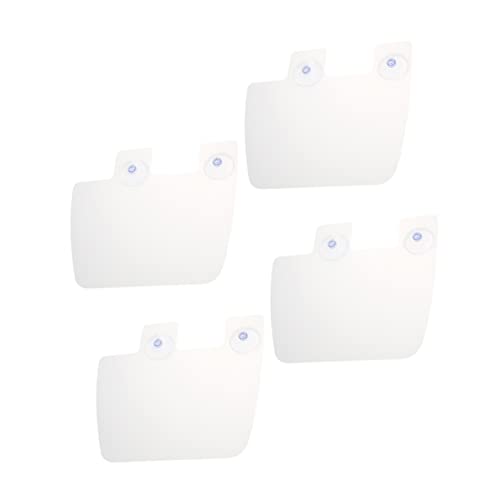 PartyKindom 4 Stück Teiliges Wasserstopper für Küchenspüle Effektive Spritzschutzplatten mit Saugnapfdesign um Wasser und Schmutz zu Verhindern für Haushalt von PartyKindom