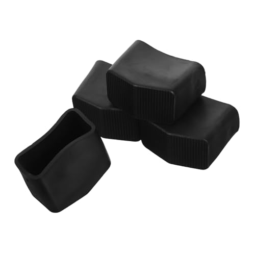 PartyKindom 4 Stück Teiliges rutschfeste Gummifüße für Teleskopleitern Strapazierfähige Leiterfußschoner für Bodenschutz Einfache Montage Passend für Verschiedene Leitermodelle für Haushalt von PartyKindom