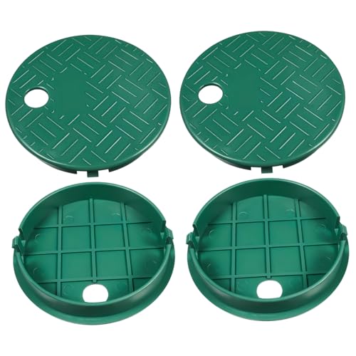 PartyKindom 4 Stück Ventilkastenabdeckung Rund Wetterfeste Bewässerungsventilbox Abdeckung Einfache Installation Schutz für Sprinkler im Garten Zugängliche Ventilkastenabdeckung Außenbereich PartyKindom 4 Stück Ventilkastenabdeckung Rund Wetterfeste Bewässerungsventilbox Abdeckung Einfache Installation Schutz für Sprinkler im Garten Zugängliche Ventilkastenabdeckung Außenbereich von PartyKindom