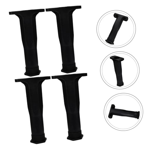 PartyKindom 4 Stück Verstellbare Bettrahmen Stützbeine Robuste Möbelfüße aus Höhenverstellbar Belastbare Ersatzbeine für Bett Sofa Schrank und Möbelrahmen von PartyKindom