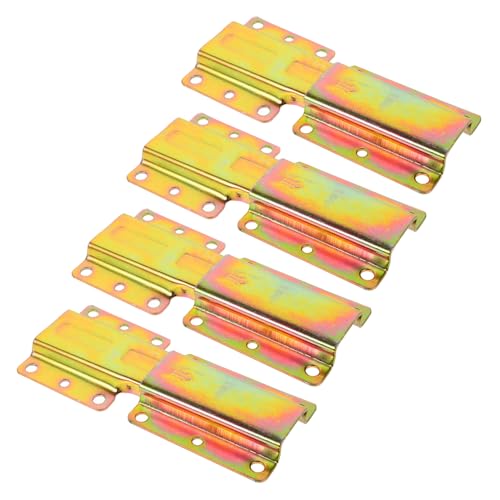 PartyKindom 4Stücke Möbelverbinder Metallverbinder für Sofas Betten und Schränke Goldfarbene Möbelverbindungselemente für Stabile und Befestigung PartyKindom 4Stücke Möbelverbinder Metallverbinder für Sofas Betten und Schränke Goldfarbene Möbelverbindungselemente für Stabile und Befestigung von PartyKindom