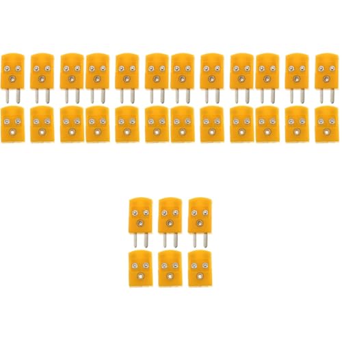 PartyKindom 5 Sätze Thermoelement Stecker Bausatz Leistung Usb-adapterstecker Planke Draht Anstieg Thermoelementsensor Vom Typ K Steckdosen Ofen Wärmesensor Bretter Netzteil Abs 6 Stück * 5 von PartyKindom