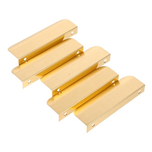 PartyKindom 5 Stück Runde Verdeckte Möbelgriffe Teiliges Minimalistisches Nordisches Design Eleganter Schrankgriff für Küchenschränke und Möbel Moderne Unauffällige Griffmulden von PartyKindom