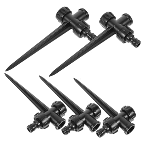 PartyKindom 5 Stück Stabile Gartensprinkler Halterung Teiliges Kunststoff Erdspieße mit Innengewinde Langlebig und Einfach zu Befestigen für Automatische Drehbare Bewässerungssysteme PartyKindom 5 Stück Stabile Gartensprinkler Halterung Teiliges Kunststoff Erdspieße mit Innengewinde Langlebig und Einfach zu Befestigen für Automatische Drehbare Bewässerungssysteme von PartyKindom