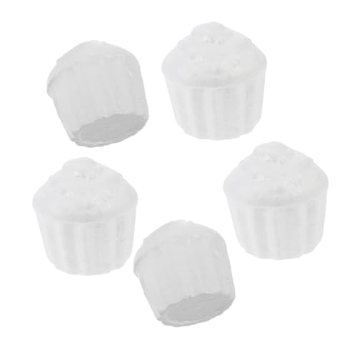 PartyKindom 5 Stück Teiliges Schaumstoffkuchen Modelle für Kreative Kuchendekoration Displays und DIY Projekte Weiß zum Üben und Überraschen von Gästen von PartyKindom