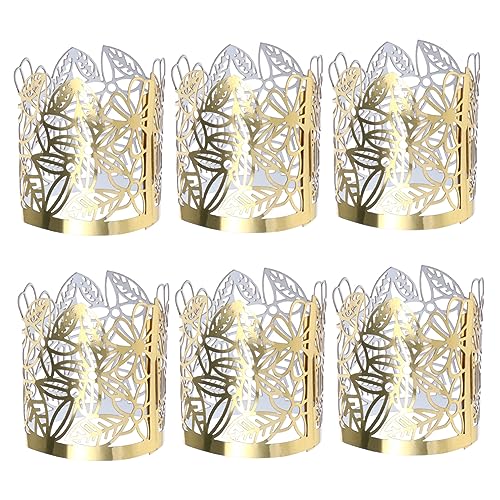 PartyKindom 50 Stück Candle-Light-papierverpackung Votivlampe Teelichter Anzünden Kerzenhalter Weiße Spitzkerzen Traubenlampenverpackungen Dekorative Lichttöne Kerzenbecher Stumpenkerze Golden PartyKindom 50 Stück Candle-Light-papierverpackung Votivlampe Teelichter Anzünden Kerzenhalter Weiße Spitzkerzen Traubenlampenverpackungen Dekorative Lichttöne Kerzenbecher Stumpenkerze Golden von PartyKindom