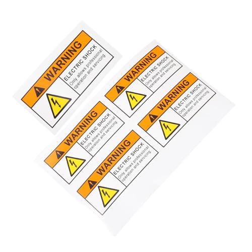 PartyKindom 5st Vorsicht Vor Stromschlagaufklebern Warnsignale Dunstabzugshaubenfilter Klimaanlage Dunstabzugsfilter Warnschild-Aufkleber Endkappen Stecken Schutzkappe Endkappen Sieb Papier PartyKindom 5st Vorsicht Vor Stromschlagaufklebern Warnsignale Dunstabzugshaubenfilter Klimaanlage Dunstabzugsfilter Warnschild-Aufkleber Endkappen Stecken Schutzkappe Endkappen Sieb Papier von PartyKindom