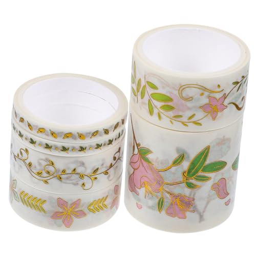 PartyKindom 6 Rollen Kreatives Washi Tape mit Einzigartigem Muster Leicht Abreißbar Dekoratives DIY Klebeband für Scrapbooking Planer Geschenkverpackung und Bastelprojekte PartyKindom 6 Rollen Kreatives Washi Tape mit Einzigartigem Muster Leicht Abreißbar Dekoratives DIY Klebeband für Scrapbooking Planer Geschenkverpackung und Bastelprojekte von PartyKindom