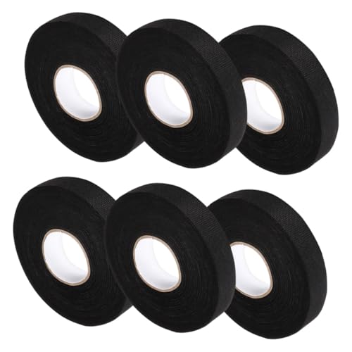 PartyKindom 6 Rollen Teiliges Hitzebeständiges Auto Kabelbaum Isolierband aus Polyestergewebe Selbstklebendes Kabeltape mit Hoher Haftkraft Verschleißfestes Flexibles Lärm Hitzeschutzband für PartyKindom 6 Rollen Teiliges Hitzebeständiges Auto Kabelbaum Isolierband aus Polyestergewebe Selbstklebendes Kabeltape mit Hoher Haftkraft Verschleißfestes Flexibles Lärm Hitzeschutzband für von PartyKindom