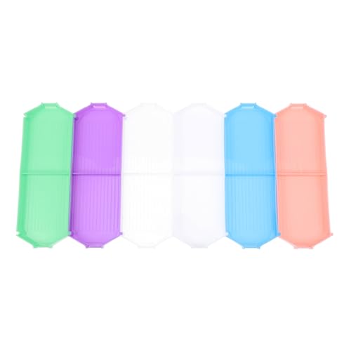 PartyKindom 6 Stück Diamantbild Tabletts Bruchfeste Sortierschalen Für Perlen Und Strasssteine Langlebige Selbstgemacht Aufbewahrung Transparentes Design Für Schmuckherstellung Effiziente von PartyKindom
