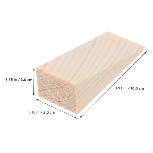 PartyKindom 6 Stück Teiliges Holz Türkeile Dreieckiger Türstopper mit Rutschfester Chevron Oberfläche Langlebig Stabil für Boden und Wohnbereich Büro von PartyKindom