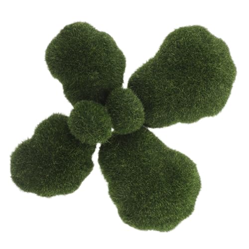 PartyKindom 6 Stück Teiliges Künstliche Moossteine Naturgetreu Grün Bedeckte Deko Felsen für DIY Basteln Floristik Miniaturgärten Terrarien Leichte Vielseitige Moos Felsen für Garten und PartyKindom 6 Stück Teiliges Künstliche Moossteine Naturgetreu Grün Bedeckte Deko Felsen für DIY Basteln Floristik Miniaturgärten Terrarien Leichte Vielseitige Moos Felsen für Garten und von PartyKindom