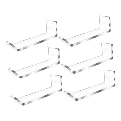 PartyKindom 6 Stück Teiliges Wand Hut Organizer Selbstklebender Huthalter für Kappen Haarreifen und Accessoires Installieren für Schlafzimmer und Wohnräume von PartyKindom