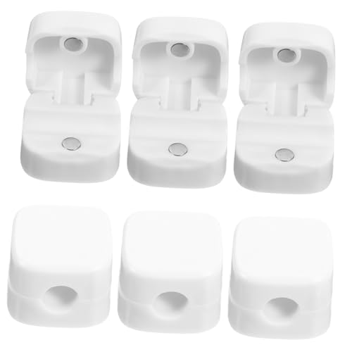 PartyKindom 6 Stück Teiliges Weiß Selbstklebender Kabelhalter Verstellbarer Kabelorganizer für Schreibtisch Leichter und Tragbarer Kabelmanagement organizer für Daten Ladekabel PartyKindom 6 Stück Teiliges Weiß Selbstklebender Kabelhalter Verstellbarer Kabelorganizer für Schreibtisch Leichter und Tragbarer Kabelmanagement organizer für Daten Ladekabel von PartyKindom