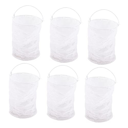 PartyKindom 6 Stück Weiße Papierlaternen Handgefertigte Tischlaternen für Hochzeiten Geburtstagsfeiern und Garten Deko Teelicht PartyKindom 6 Stück Weiße Papierlaternen Handgefertigte Tischlaternen für Hochzeiten Geburtstagsfeiern und Garten Deko Teelicht von PartyKindom