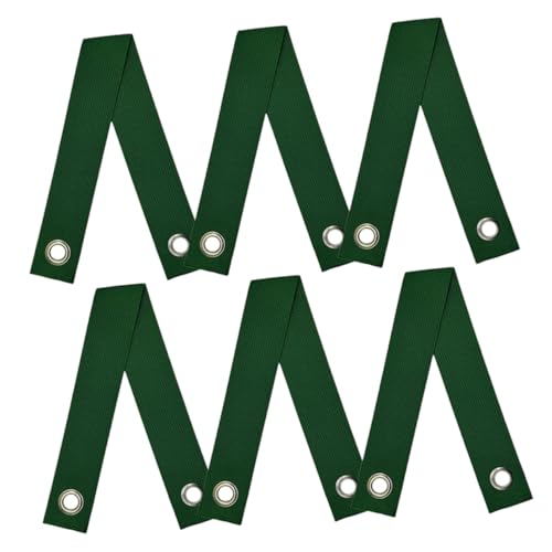 PartyKindom 6Stücke Baumstützgurte für Junge Bäume Grüne Nylon Baumbinder zur Stabilisierung und Begradigung Gepflanzter Setzlinge Wind und Hurrikanschutz für Gartenpflanzen von PartyKindom
