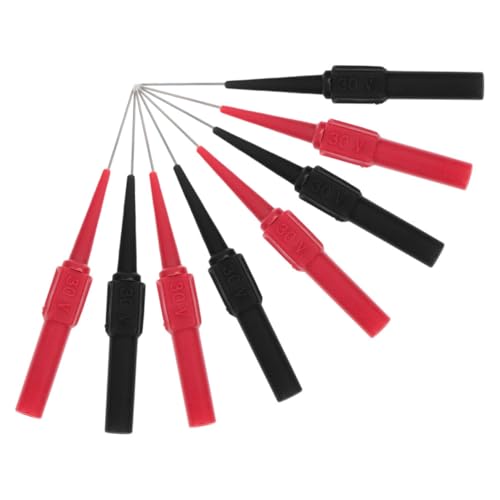 PartyKindom 8 Stück Teiliges Präzisionstestsonden Set für Multimeter Ultrascharfe Nadelsonden für Präzise Elektrische Tests Kompatibel mit Verschiedenen Multimetern und Prüfgeräten PartyKindom 8 Stück Teiliges Präzisionstestsonden Set für Multimeter Ultrascharfe Nadelsonden für Präzise Elektrische Tests Kompatibel mit Verschiedenen Multimetern und Prüfgeräten von PartyKindom
