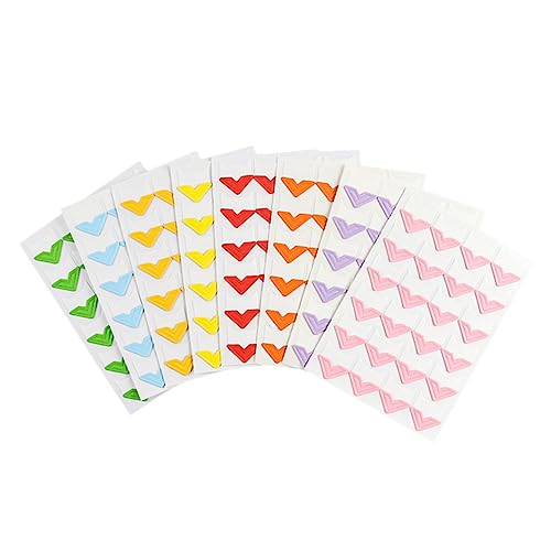 PartyKindom 8Stücke DIY Fotoecken Selbstklebend Bastelzubehör für Fotoalben Scrapbooking und Persönliche Journale Bunten Farben Albumzubehör für Projekte PartyKindom 8Stücke DIY Fotoecken Selbstklebend Bastelzubehör für Fotoalben Scrapbooking und Persönliche Journale Bunten Farben Albumzubehör für Projekte von PartyKindom