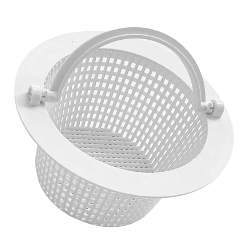 PartyKindom Abfallfilterkorb Skimmer Korb Ersatzkorb für Poolfilter Einfache Installation Schützt Haaren und Blättern Kompaktes Design für Mühelose Aufbewahrung von PartyKindom