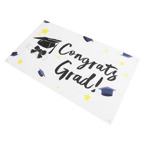 PartyKindom Abschluss Party Türvorhang Graduation Banner Hängend Dekorationsstoff Fotohintergrund für Schulabschluss Feier College Highschool Bühnenparty PartyKindom Abschluss Party Türvorhang Graduation Banner Hängend Dekorationsstoff Fotohintergrund für Schulabschluss Feier College Highschool Bühnenparty von PartyKindom
