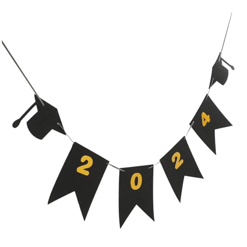 PartyKindom Abschlussbanner aus Filzstoff Doktorhut Klare Druckqualität Einfach Aufzuhängen Vielseitig für Innen und Außendeko Party und Fotorequisite zur Feier der Graduierung PartyKindom Abschlussbanner aus Filzstoff Doktorhut Klare Druckqualität Einfach Aufzuhängen Vielseitig für Innen und Außendeko Party und Fotorequisite zur Feier der Graduierung von PartyKindom