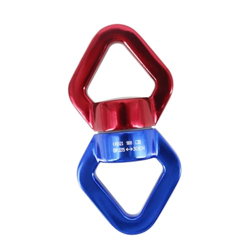 PartyKindom Aluminium Drehwirbel Bruchfest Dreieckiger Aufhängering Leicht Kompakt Für Hängesessel Hängematte Yoga Luftakrobatik Outdoor Camping von PartyKindom