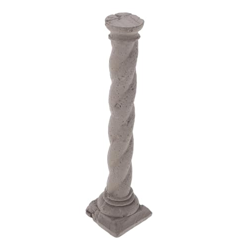 PartyKindom Aquarium Dekoration Römische Säule Zement Miniatur Ruinen-Design Historische Eleganz Unterwasserlandschaft für Fischbecken und Garnelenschutz von PartyKindom
