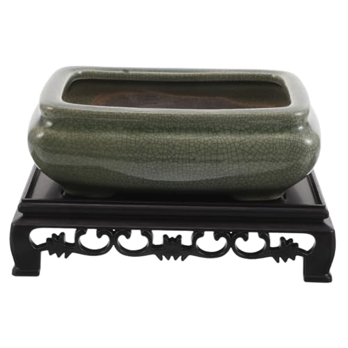 PartyKindom Asiatische Lotus Schale mit Untersetzer für Hydroponik und Blumen Dekorativer Pflanztopf für Sukkulenten Innendekoration ohne Pflanze von PartyKindom