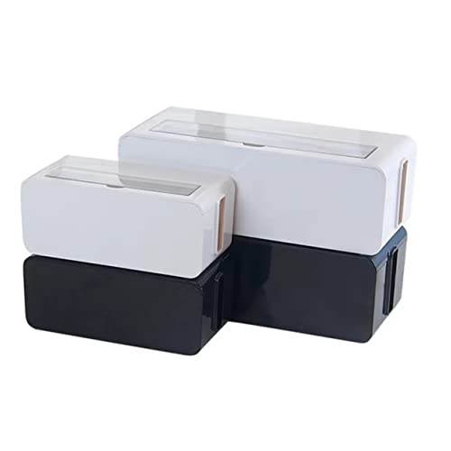 PartyKindom Haushalt japanisch Kabel-Organizer Steckdosen-Organizer Container Tischorganisator täglicher Gebrauch Aufbewahrungskiste Drahtbox von PartyKindom