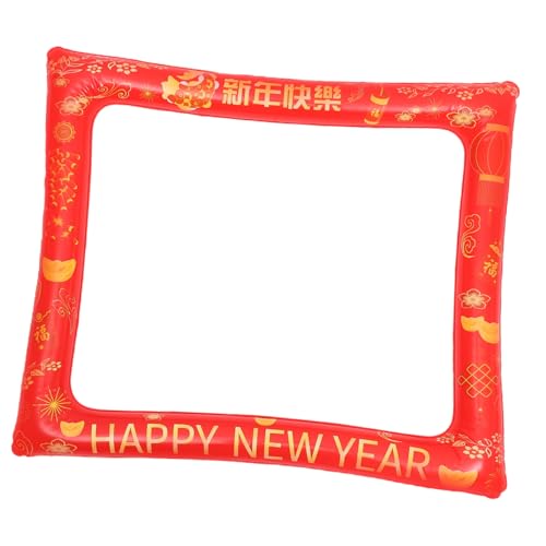 PartyKindom Aufblasbarer Neujahrs Fotorahmen Party Selfie Requisite für Fotoshooting Lustiges Silvester Partyzubehör Dekoratives Fotoaccessoire für Festliche Feiern PartyKindom Aufblasbarer Neujahrs Fotorahmen Party Selfie Requisite für Fotoshooting Lustiges Silvester Partyzubehör Dekoratives Fotoaccessoire für Festliche Feiern von PartyKindom