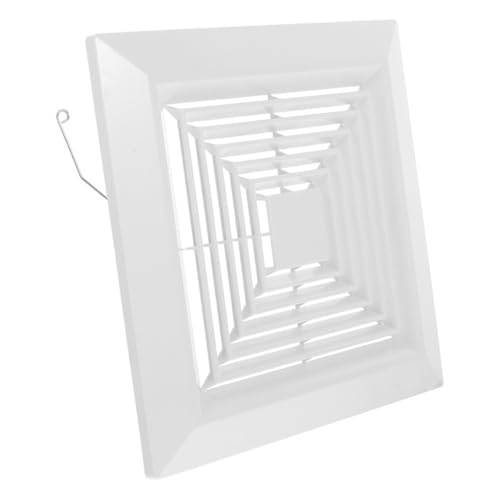 PartyKindom Badezimmer Abluftventilator Abdeckung Abnehmbares Lüftungsgitter mit Feder Eckig Ventilatorhaube für Decken Wandmontage Einfache Reinigung Vielseitige Belüftungsabdeckung PartyKindom Badezimmer Abluftventilator Abdeckung Abnehmbares Lüftungsgitter mit Feder Eckig Ventilatorhaube für Decken Wandmontage Einfache Reinigung Vielseitige Belüftungsabdeckung von PartyKindom