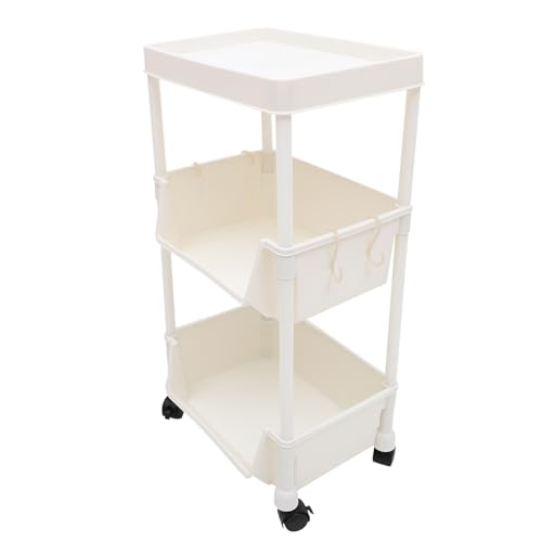 PartyKindom Bewegbares Bücherregal mit Lagiger Organizer für Zuhause Vielseitiger Aufbewahrungswagen für Wohnzimmer und Schlafzimmer Design Einfache Montage PartyKindom Bewegbares Bücherregal mit Lagiger Organizer für Zuhause Vielseitiger Aufbewahrungswagen für Wohnzimmer und Schlafzimmer Design Einfache Montage von PartyKindom