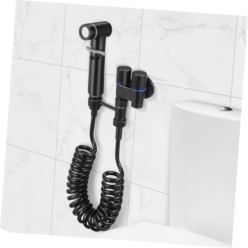PartyKindom Bidet Sprayer Adapter Wasserhahnaufsatz mit Doppel Auslass Kompakt Stilvoll Dualer Wasserausgang für Handbrause und Bidet Einfache Montage Platzsparend Kompatibel mit Toiletten und von PartyKindom