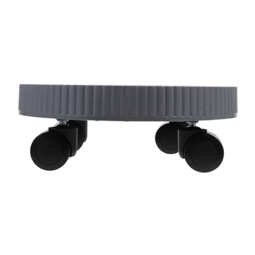 PartyKindom Blumentopf untersetzer Rund mit Kunststoff Pflanztopf tablett mit Rädern Vielseitiger Pflanzenroller für Innenbereich Einfach zu Bewegen Stilvoller Pflanzenteller für Blumentöpfe von PartyKindom