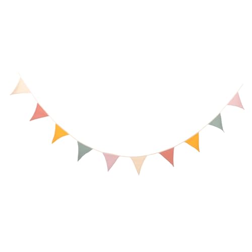 PartyKindom Bunte Baumwoll Dreieckgirlande Langlebige Party Hängedeko Waschbare Kinderzimmerdekoration Fröhliche Farben für Geburtstagsfeier Shower Hochzeit Vielseitig Einsetzbar PartyKindom Bunte Baumwoll Dreieckgirlande Langlebige Party Hängedeko Waschbare Kinderzimmerdekoration Fröhliche Farben für Geburtstagsfeier Shower Hochzeit Vielseitig Einsetzbar von PartyKindom