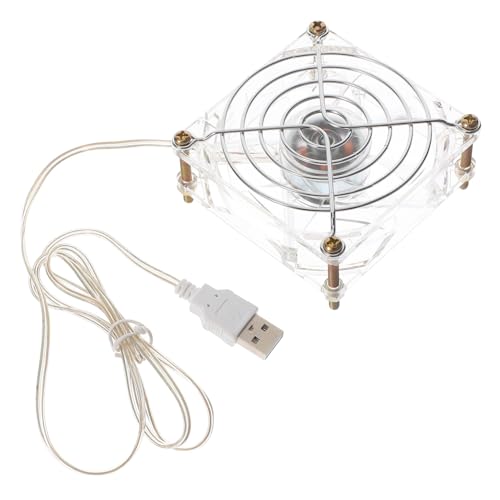 PartyKindom Bunter USB Kühlventilator für Haustiere Leiser Lüfter für Hamster und Kaninchenkäfig Sicherer und Tragbarer zur Temperaturregulierung für Hunde und Kleine Haustiere von PartyKindom